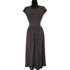 ☆Boden Navy Blue and Pink Patterned Dress☆